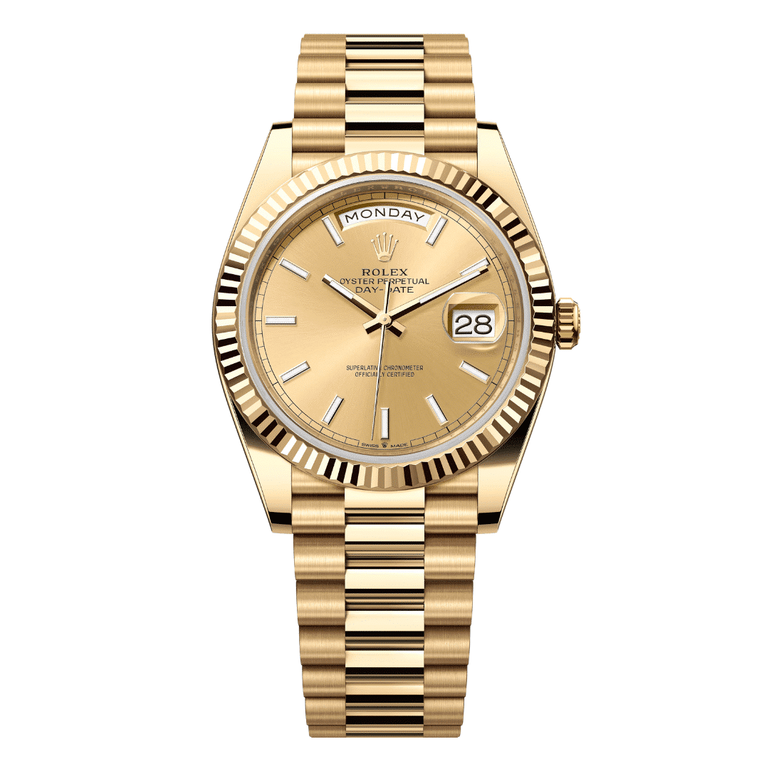 Rolex Day-Date 40 Yellow Gold Replica