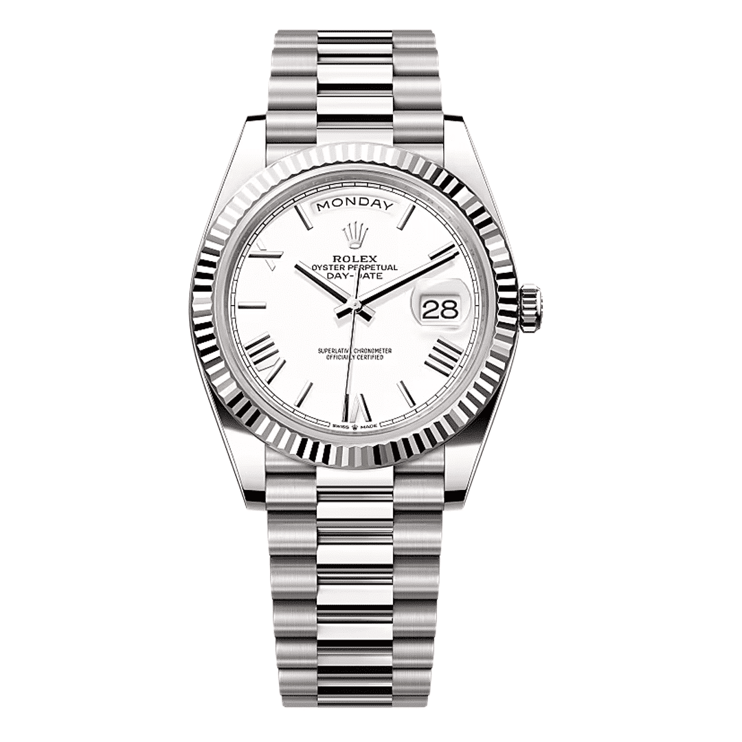 Rolex Day-Date White Dial Replica