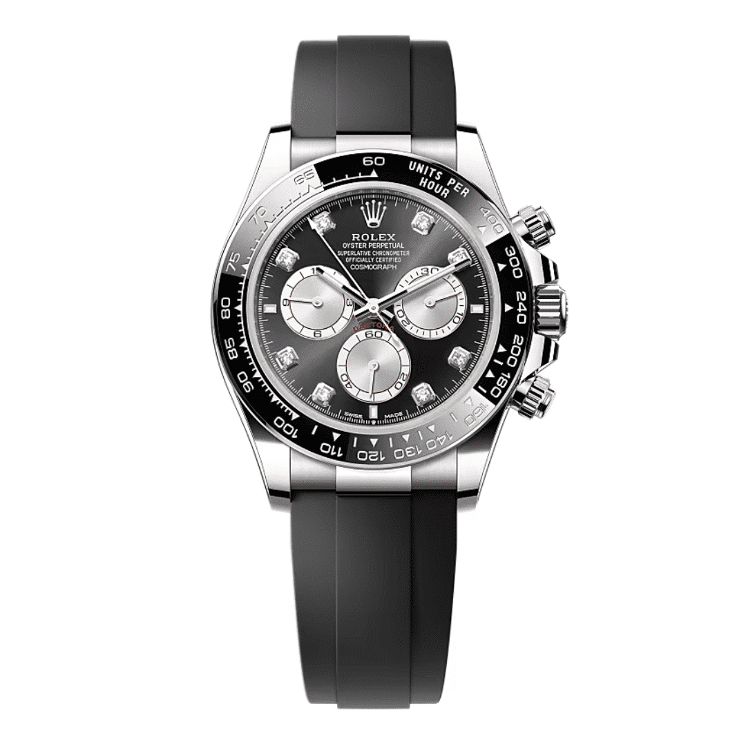 Rolex Daytona Cosmograph 126519LN Black Dial Diamond Replica