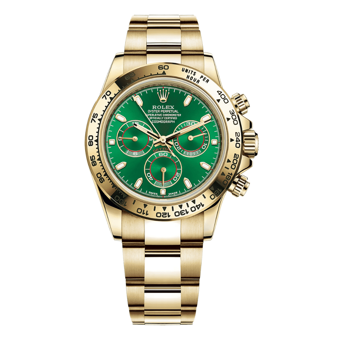 Rolex Daytona Cosmograph Gold Green Dial Replica