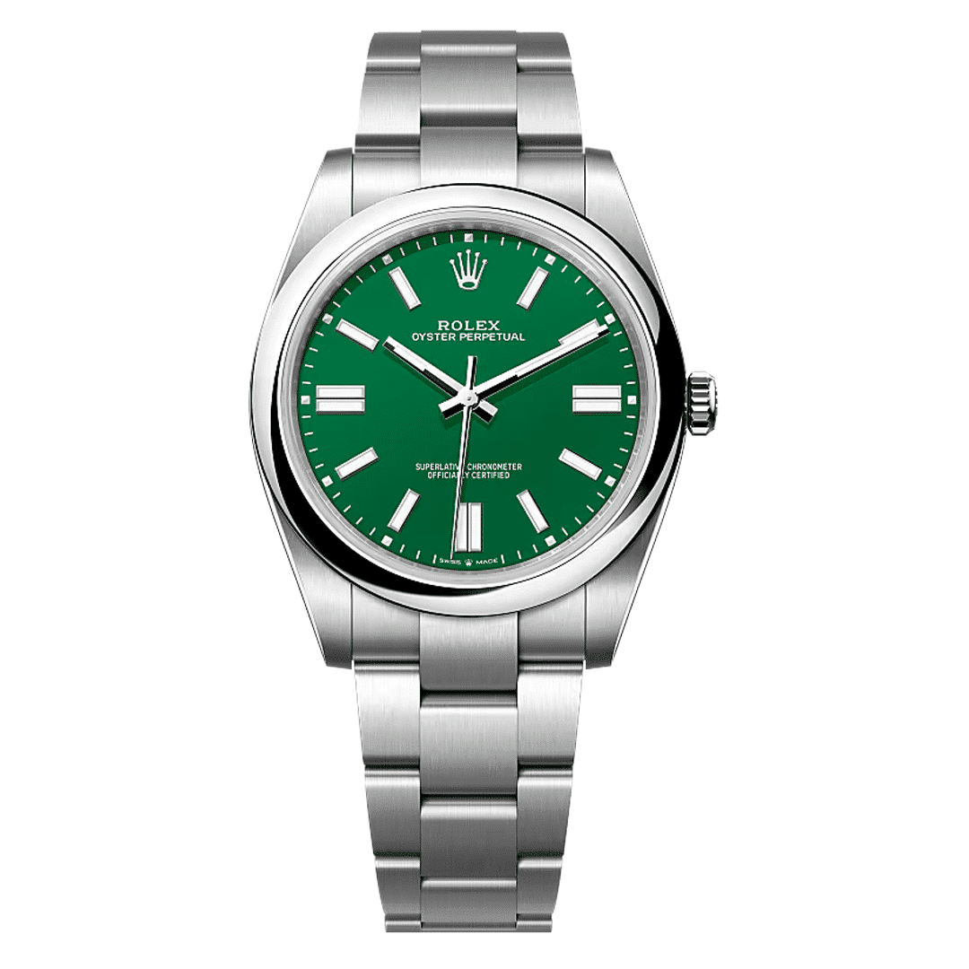 Rolex Oyster Perpetual Green Dial Replica